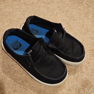 Reef Kids Black and White Sneakers